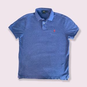 Polo Ralph Lauren Men’s Classic Golf Polo Tee - Blue - Large / Custom Slim Fit